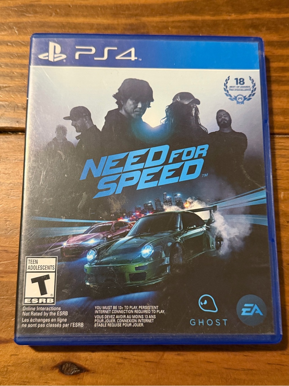 Need for Speed PS4 Video Game Complete with Case and Manual (EA)
